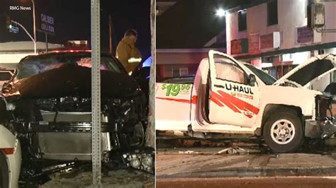 Innocent Driver Hospitalized After Chase With U Haul Truck Ends In