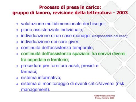 Ppt Presa In Carico E Continuit Assistenziale Ospedale Territorio