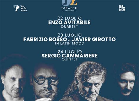 Taranto Jazz Festival 22 23 E 24 Luglio Jazz Network ETS