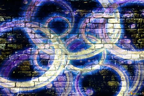 Neon art old brick wall Download free picture №246675