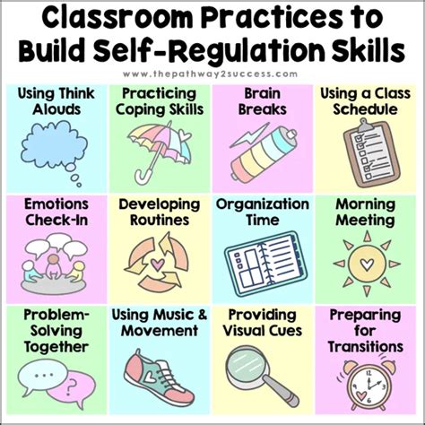 The Classroom Practices To Build Self Regulation Skills Are Shown In