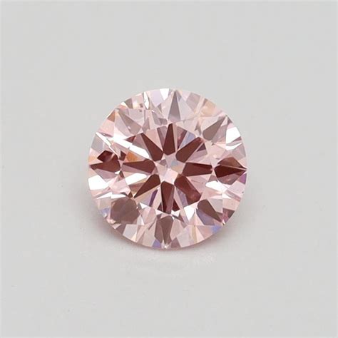 Ct Fancy Intense Pink Round Lab Created Diamond A