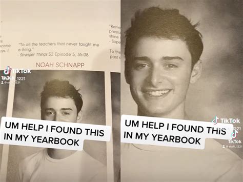 Noah Schnapps Senior Quote Goes Viral As Actor Reveals Hidden Message