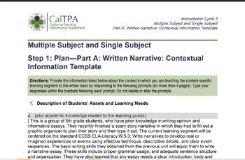 Caltpa Cycle And Bundle Passed By Rosemary Morales Tpt