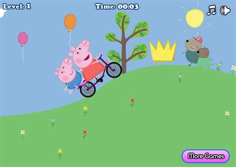 Peppa Pig Bicycle - Play Online on Flash Museum 🕹️