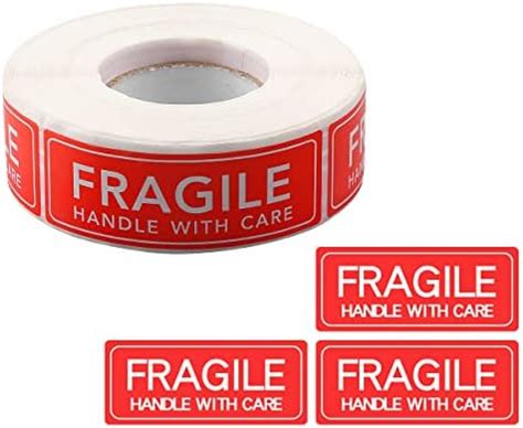 Jagowa Pcs Fragile Sticker Handle With Care Warning Stickers Thank