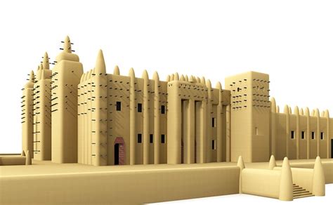 Download Mosque, Djenne, Architecture. Royalty-Free Stock Illustration ...