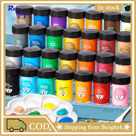 Giorgione 24 Color Acrylic Paint Set 25ml Bottled Jar To Send 6