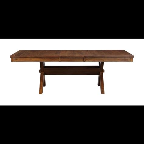 Apollo Woodwood Veneer Rectangular Dining Table Walnut By Acme