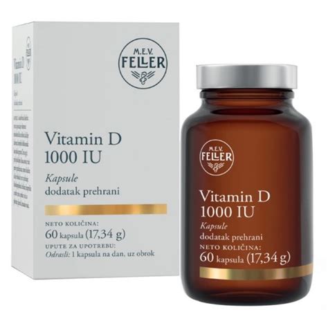 Mev Feller Vitamin D 1000 Iu Kapsule