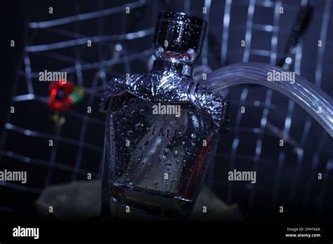 Blue De Chanel Advertising Shot Stock Photo - Alamy