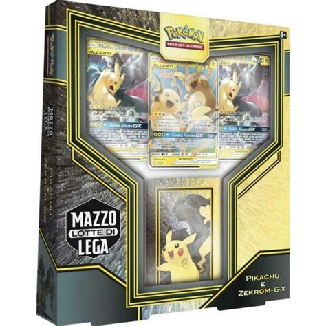 Pokemon Mazzo Lotte Di Lega Pikachu E Zekrom Gx Pk