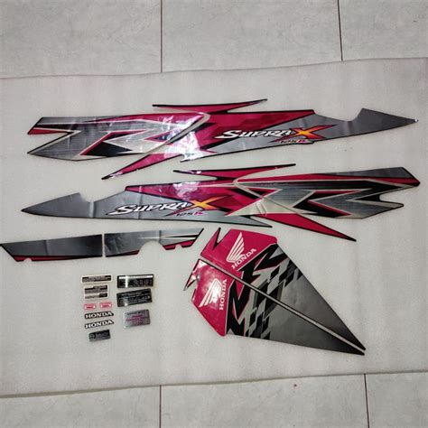 Jual Stiker Stripping Striping Decal Graphic Honda Supra X 125 R 2010