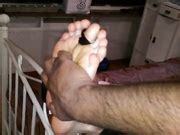 Amateur Tickle Torture Bed Tied Toe Tie M F