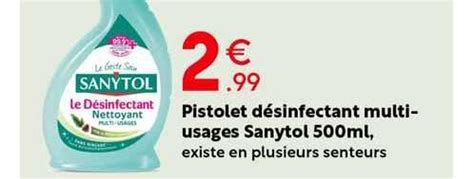 Promo Pistolet D Sinfectant Multi Usages Sanytol Ml Chez Maxi Bazar