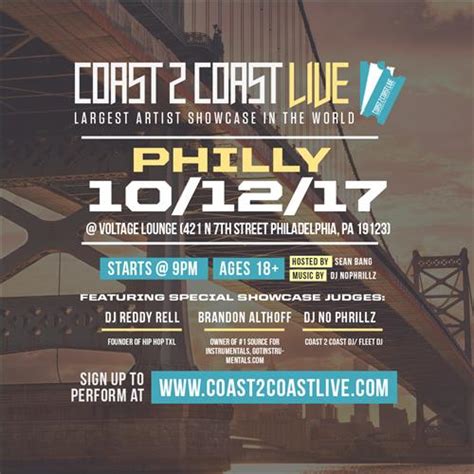 Coast 2 Coast Live Tour Hits Philadelphia 101217 Djnophrillz