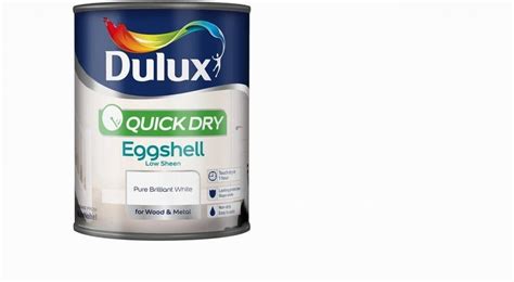 Dulux Quick Dry Eggshell Pure Brilliant White 750ml