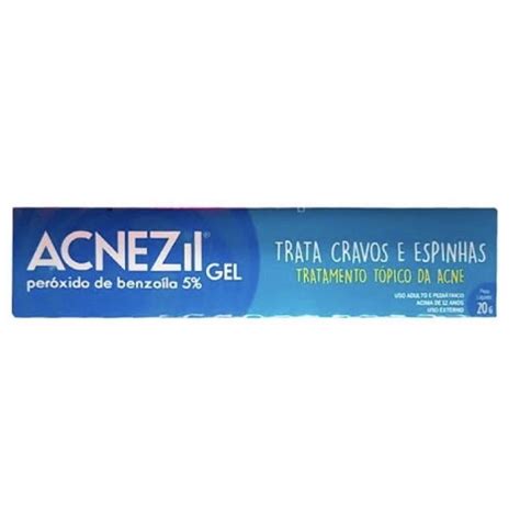 Acnezil Gel G Trata Cravos E Espinhas Acne Per Xido De Benzo La