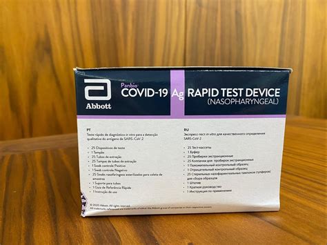 Abbott Panbio Covid Rapid Antigen Test Who Approved At Rs Unit