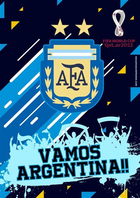 Kit De Argentina Poster De Selecci N Argentina De F Tbol Afa Fussball