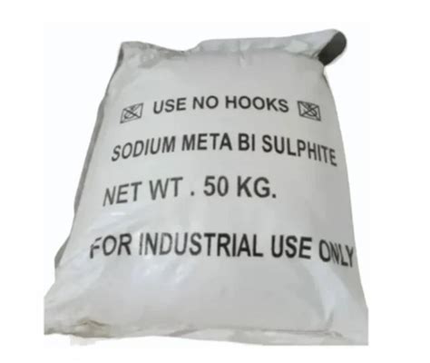 Form Powder Sodium Metabisulphite Kg Bag Packaging Size Kg At