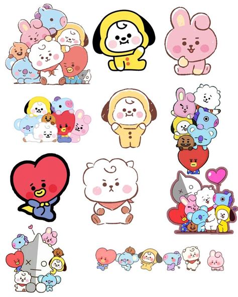 Bt21 sticker printable Shop this at instagram @the_purpleoceanshop at ...