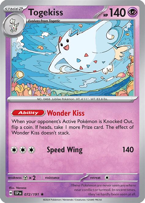 Togekiss Surging Sparks Ssp Pkmncards