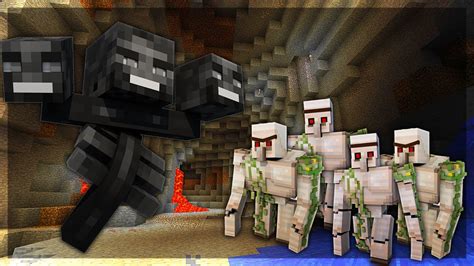 Easily Kill The Wither With Iron Golems Minecraft 1 15 Survival Let