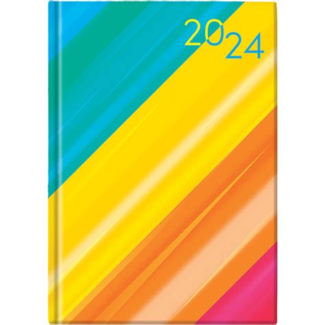 Agenda Juvenil Danpex Pastel Lineas De Colores Lumen