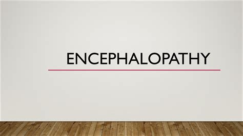 Solution Encephalopathydefinitioncausesdifferential Diagnosis