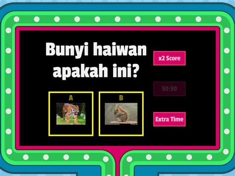 Mengecam Bunyi Haiwan Gameshow Quiz