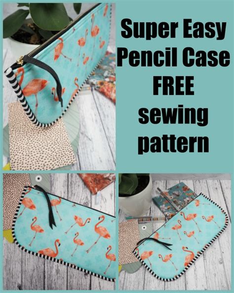 Super Easy Pencil Case Free Sewing Pattern Sew Modern Bags