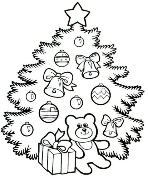 Cute Christmas Tree Coloring Pages at GetColorings.com | Free printable ...