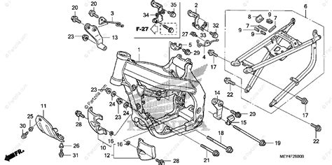 Honda Dirt Bike Parts Diagrams