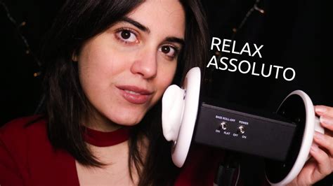 Asmr Ita Ear Massage Whispering Soporiferi Con Il 3dio Ear Tapping