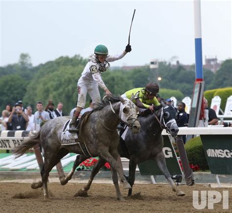 Photo Irad Ortiz Jr Reacts Riding Creator After Winning The Belmont