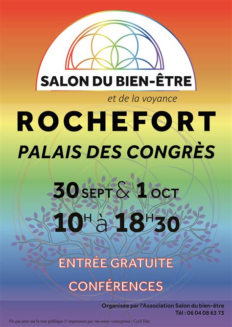 Rochefort Salon Du Bien Tre Et De La Voyance Les Septembre Et Er