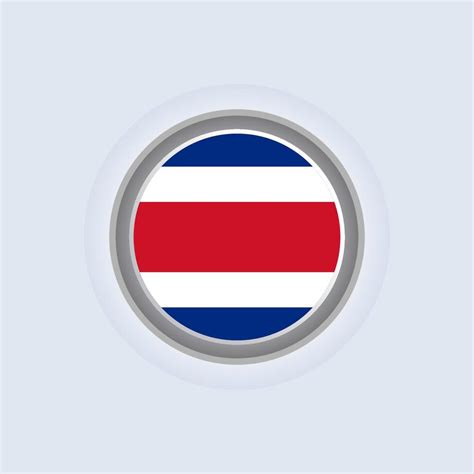 Illustration Of Costa Rica Flag Template Vector Art At Vecteezy