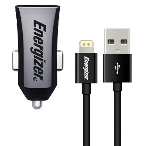 Incarcator Auto Cu Cablu Lightning Energizer W A X Usb A