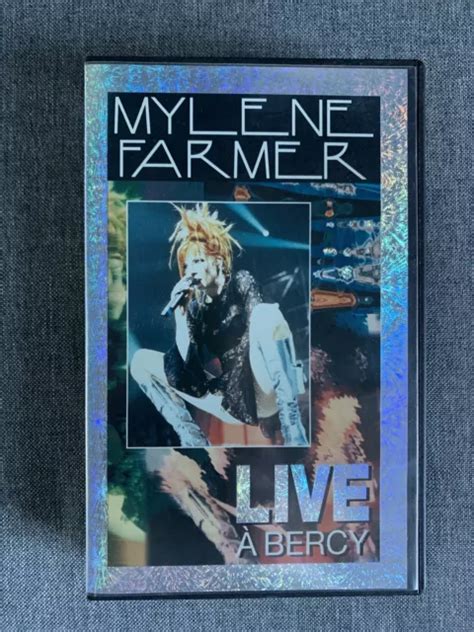 Vhs Mylene Farmer Live A Bercy Excellent Tat Jaquette Hologramme