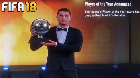 Fifa Career Mode Ballon D Or Ceremony Gameplay Player Of The Year