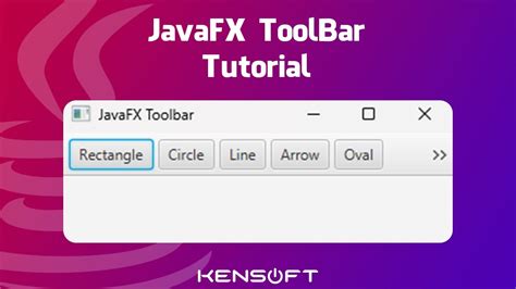 Javafx Toolbar Tutorial For Beginners Youtube