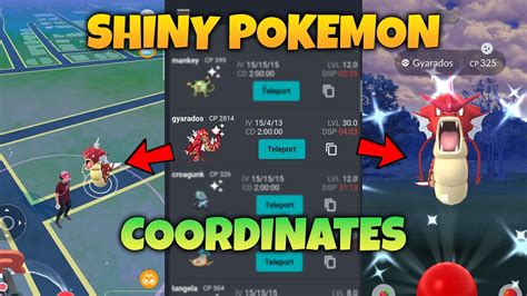 Pokémon Go Unlimited Shiny Pokemon Nest Coordinates Pokemon Go Best