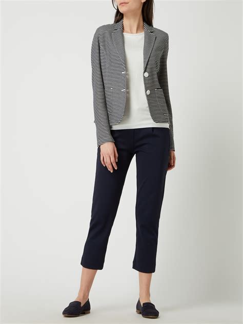 More More Blazer Mit Streifenmuster Marineblau Online Kaufen