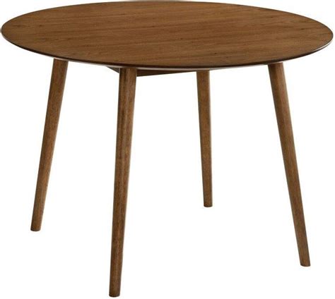 Arcadia 42 Inch Round Dining Table In Walnut Wood - 1StopBedrooms