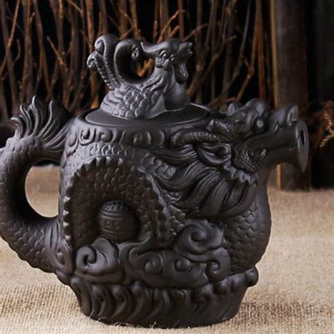 Teapot Dragon And Phoenix Tea Pot Big Capacity Pur Grandado