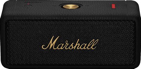 Marshall - Emberton II Portable Bluetooth Speaker - Black/Brass ...