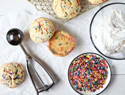 Birthday Cake Cookie Sandwiches I Am Baker