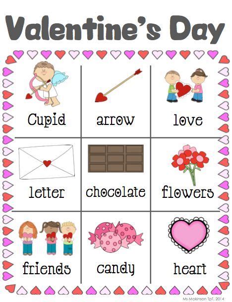 Februaryvalentines Day Vocabulary Words Everything You Need To Set