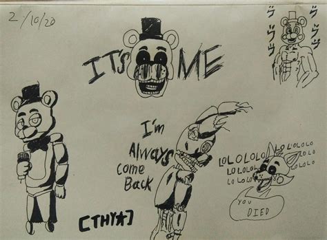 Some fnaf drawings : r/fivenightsatfreddys